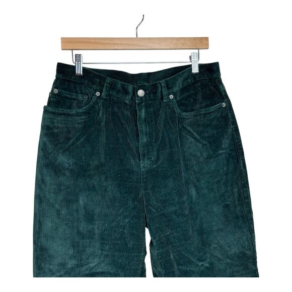 Lauren Ralph Lauren corduroy green pants petite 14 - Picture 4 of 7